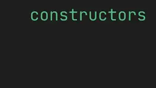 FLUTTER Constructors in Dart