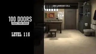 100 doors, Escape from prison, Sri Lankan cell, level 116