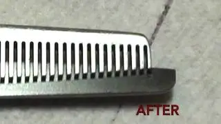 TEASER VIDEO - How to Sharpen & Fully Restore a Barber Blending Shear DVD