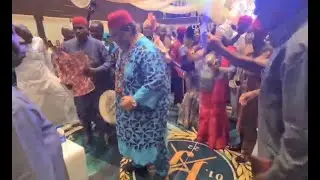 Pete Edochie shows off dance moves during 53rd wedding anniversary