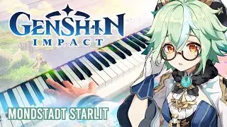 Midnight in Mondstadt – Genshin Impact | Relaxing Piano cover