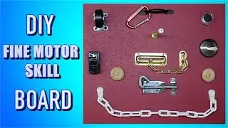DIY FINE MOTOR SKILLS BOARD **LEARNING DEVELOPMENT**