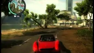 Just Cause 2 trying to keep my car clean and what do i get
