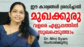മുഖക്കുരു വളരെ എളുപ്പത്തിൽ സുഖപ്പെടുത്താം Acne/ Pimple treatment | malayalam health tips