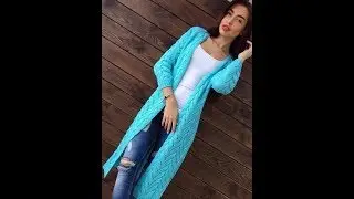 Spring/summer cardigan. Sizes 50-52. Part #6