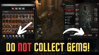 DO NOT collect GEMS! Calling for a Gem Tab in Diablo 4
