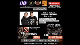 LIVE I ROCK ADD BRASIL ENTREVISTA A LACHRIMA CORPHUS DISSOLVENS