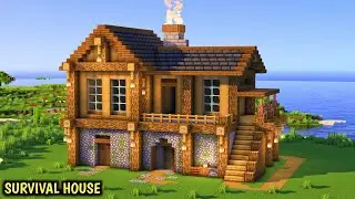 Easy survival house minecraft || How to build survival house #minecraft