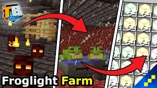I built a FROGLIGHT FARM in Minecraft 1.21! [#TrulyBedrock S6]