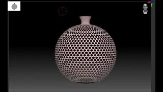 zbrush镂空竹编制作Hollow bamboo weaving