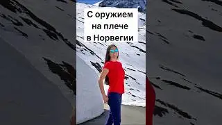 С оружием на плече в Норвегии #норвегия