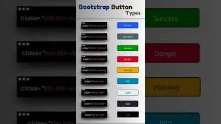 Bootstrap button types 