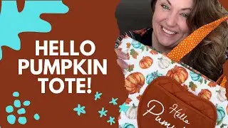 Dish Drying Mat… Pumpkin Potholder… TOTE BAG?? Yup. 😎🎃🧡 