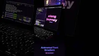 Animated Text Gradient using HTML and TailwindCSS by Untitled Dev 