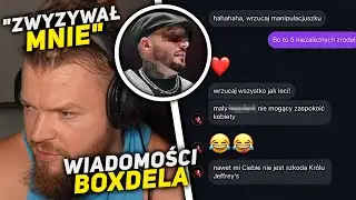 WARDĘGA POKAZUJE WIADOMOŚCI OD BOXDELA! *Boxdel Go Wyzywał*