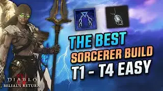 The Best Sorc Build T1-T4 EASY - S8 Diablo 4