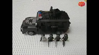 How to make a tactical vehicle for a police SWAT team
