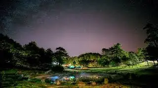 福壽山農場星空縮時影片