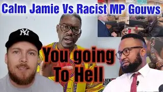 RACIST DA MP Ronaldo Gouws Forced to answer to Mighti Jamie at The Airport