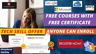 Free Certification Course by Google, Microsoft, AWS | Free Certificate | Pluralsight Free Courses