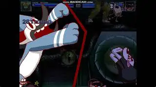 mugen-Rare akuma vs Kitty Katswell Mordecai Dudley Puppy and Rigby