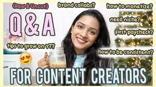 ✨tips to grow on YT, how to get brand deals, my first YT paycheck, | advice for ALL content creators