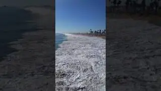 Rough water at Newport Beach