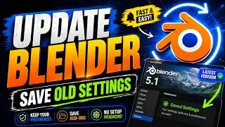 How to Update Blender 5.1 FREE | LATEST BLENDER VERSION 2026 (Download Now)