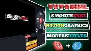 SMOOTH TEXT ANIMATION ON ANDROID || MOTION GRAPHICS TEXT || KINEMASTER-PIXELAB TUTORIAL