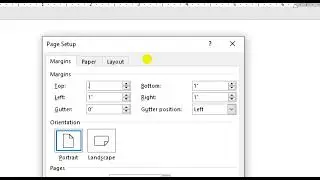 MS Word Episode 4.1 | Layout TAB Bar | CV Design