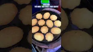 Hard Working Father & Son Sell MINI CASTELLA CAKE on Charcoal | Thai Dessert | Thai Street Food