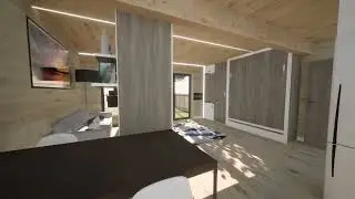 Casa model bàsic de fusta
