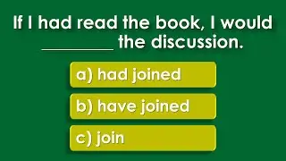 3rd Conditional | English Grammar Test