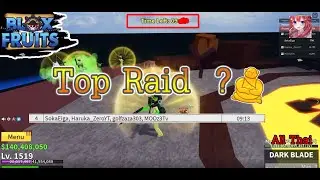 [ Roblox [UPDATE 14] Blox Fruits ]  Raid Top 9 minute ? [ Top 1 ]