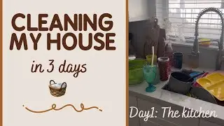 ✨Come CLEAN with ME…while 21 weeks pregnant✨ Day 1…The kitchen ♥️