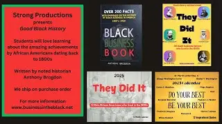 Good Black History books and 2025 wall calendars