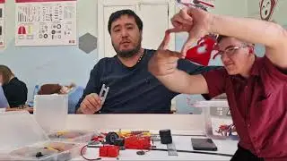 Сборка робота сумоиста из набора RED X EDU
