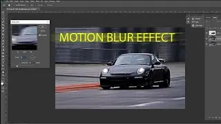 How to FAKE motion blur in Photoshop motion blur effects Photoshop
