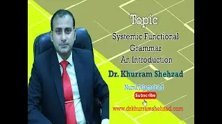 Halliday's Systemic Functional Grammar (SFG) -- An Introduction
