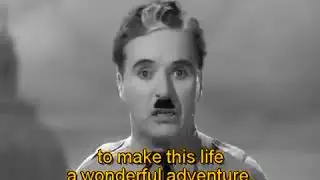 Charlie Chaplin powerful speech.Relevant to our times. 2020