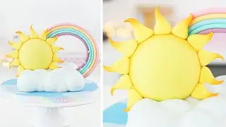 Sun & Rainbow Cake - Tan Dulce