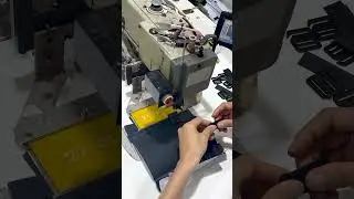 Textile Crafting: A Tailor's Journey on the Sewing Machine #bagfactory #funny #factory