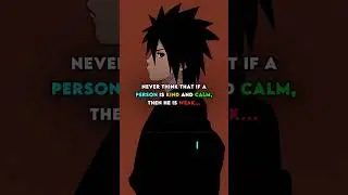 Never think If a person is kind and calm....💀💪 #shorts #anime #edit #madara