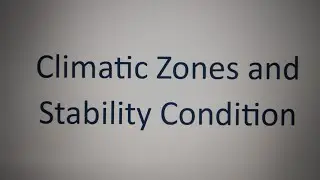 Stability Zones and climatic conditions as per ICH Guidelines