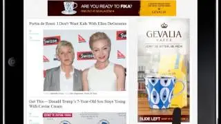 Gevalia Coffee (Tablet Advertising Material)