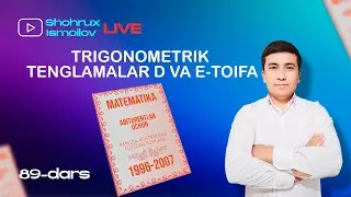 TRIGONOMETRIK TENGLAMALAR D VA E TOIFA