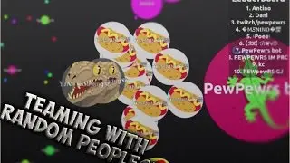 AGARIO // TEAMING WITH RANDOM PEOPLE! | OLD VIDEO!!