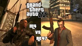 GTA4 : Weapon Test - M4 vs AK47