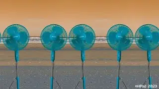 Stand Fan Beach Dance