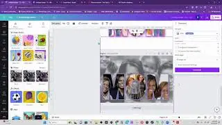 Mother's Day Frame with pictures in Canva